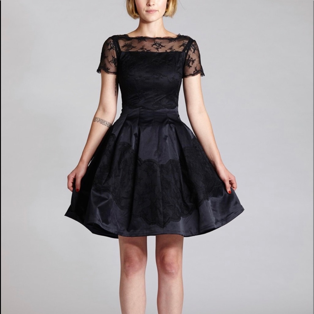 Black Designer Dress Size 6